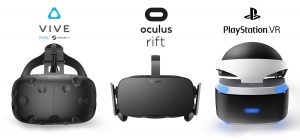 Les différents types de casques de réalité virtuelle HTC Vive Oculus PlayStation VR