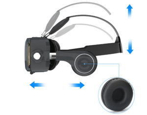 Avis sur le AOGUERBE Casques de Réalité Virtuelle Lunettes 3D VR avec Télécommande Bluetooth