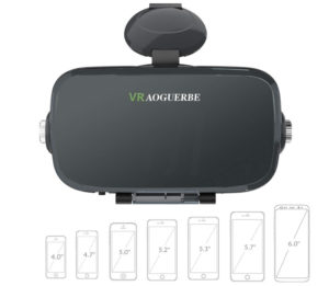 Test AOGUERBE Casques de Réalité Virtuelle Lunettes 3D VR avec Télécommande Bluetooth