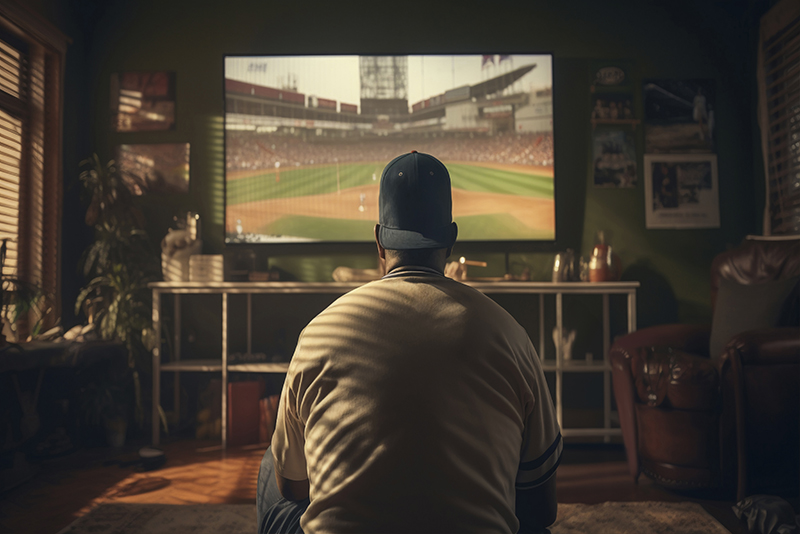 Il attrape un home run de la MLB en plein vol et l'enregistre avec ses lunettes vidéo