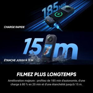 Test Insta360 X5 - Étanchéité Améliorée et Batterie Longue Durée