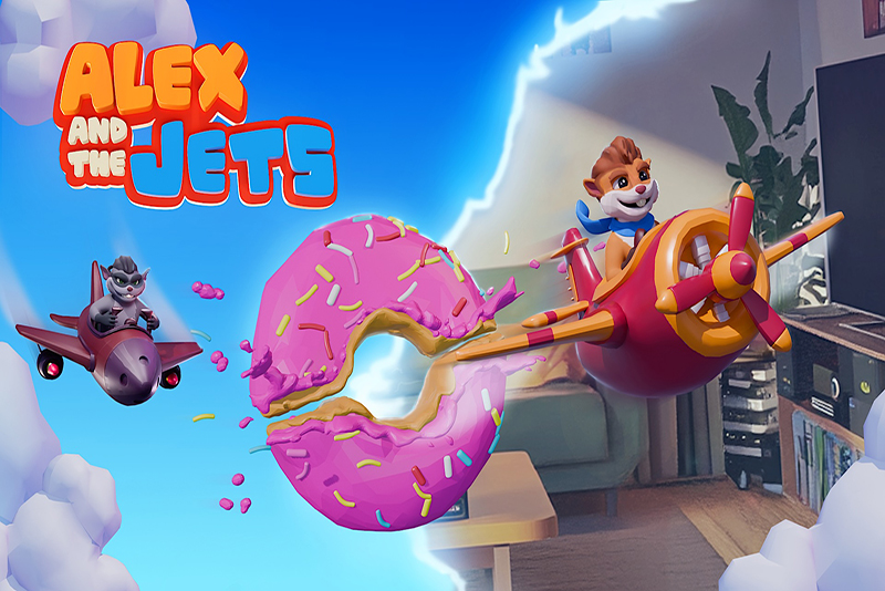 Alex And The Jets propose une action d'arcade en réalité mixte décontractée sur Quest