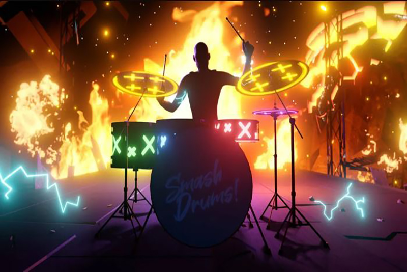 Plongez dans Smash Drums Faites Vibrer le Rythme sur PS VR2