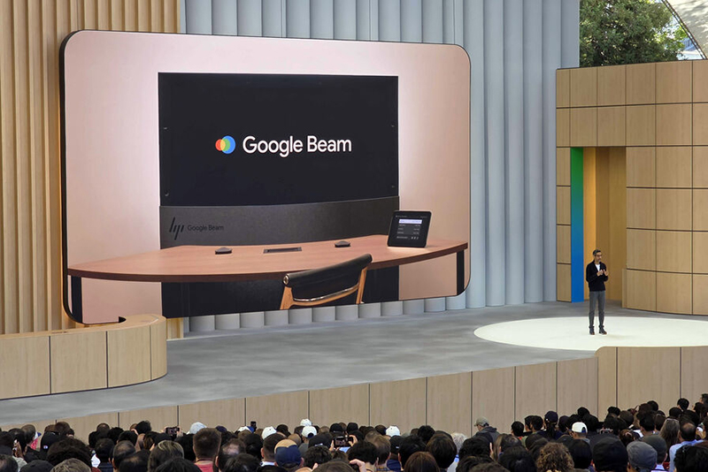 Project Starline la vidéoconférence immersive devient Google Beam, prochainement sur le marché avec HP