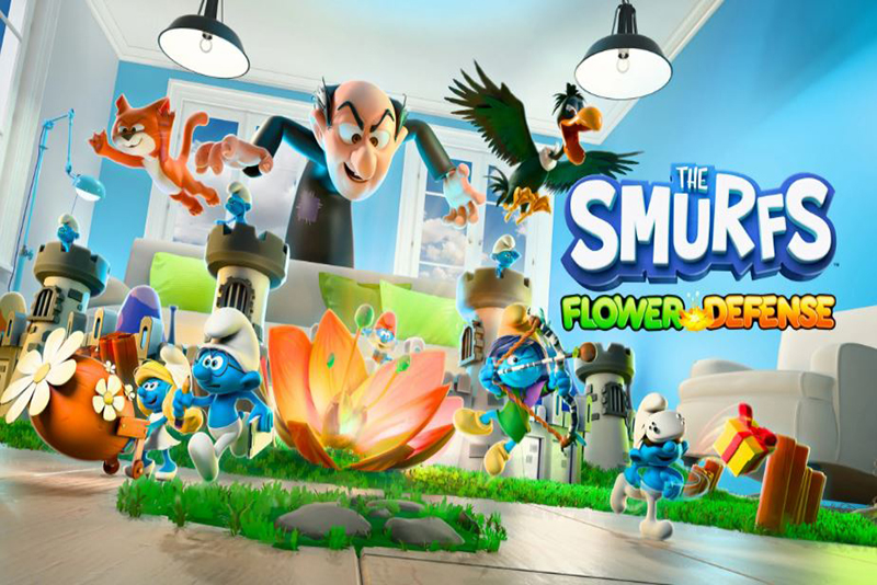 Les Schtroumpfs - Flower Defense Un Jeu de Stratégie Adorable sur Quest