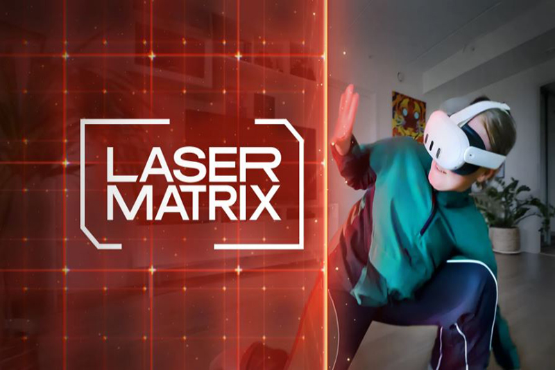 Laser Matrix débarque sur Quest un jeu de puzzle et d'action en réalité mixte
