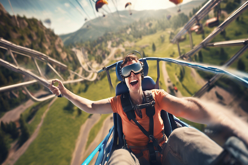 Vivez des Montagnes Russes à Domicile avec un Simulateur de Mouvements Assis et des Effets Haptiques