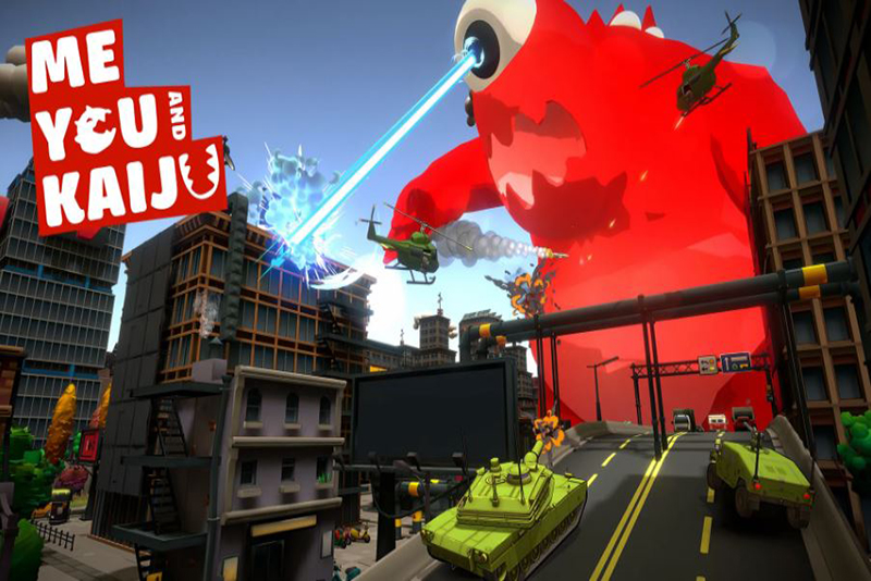 Moi, Toi et Kaiju un jeu de fête 4v1 où vous affrontez des joueurs PC en VR