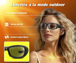Test Complet - des Lunettes Chujianxi avec Caméra 4K Sport et Technologie Réunis