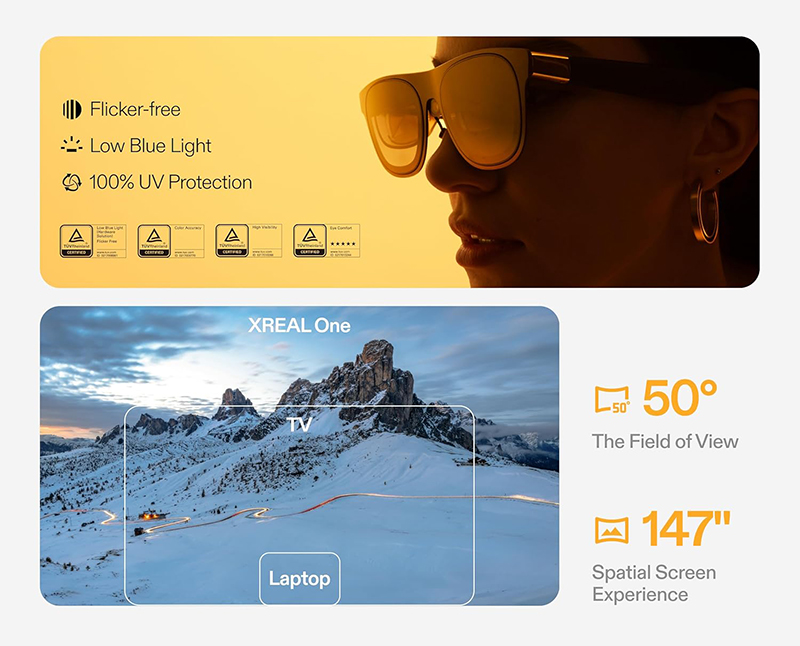 Test et Avis XREAL - One AR Lunettes avec Puce X1 - Révolution du Suivi 3DoF Natif